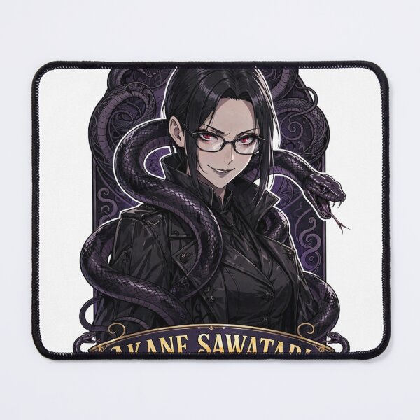 Item preview, Akane Sawatari Name Banner Showcase Sticker - Chainsaw Man Fan Art designed and sold by Lesley D.