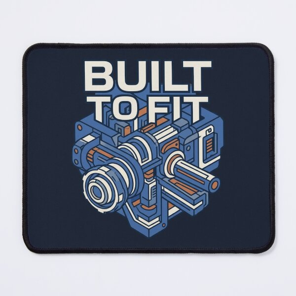 Item preview, Built to Fit Mechanical Design Engineering designed and sold by Amr Darwish Graphic designer.