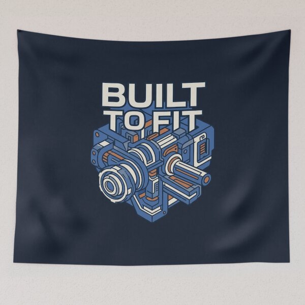 Item preview, Built to Fit Mechanical Design Engineering designed and sold by Amr Darwish Graphic designer.