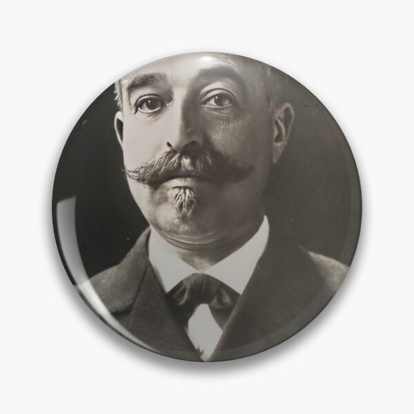 Item preview, Vintage photograph of a stern old man with mustache and text designed and sold by Photopat.