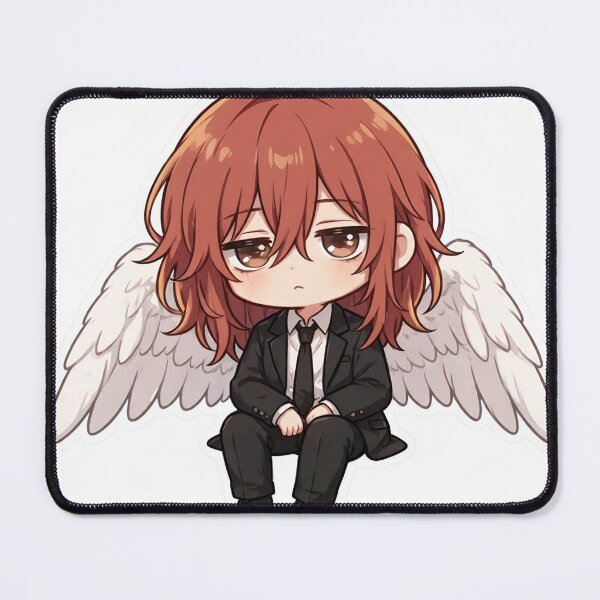 Item preview, Angel Devil Classic Anime Chibi Sticker - Chainsaw Man Fan Art designed and sold by Lesley D.