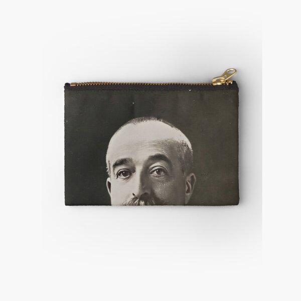 Item preview, Vintage photograph of a stern old man with mustache and text designed and sold by Photopat.