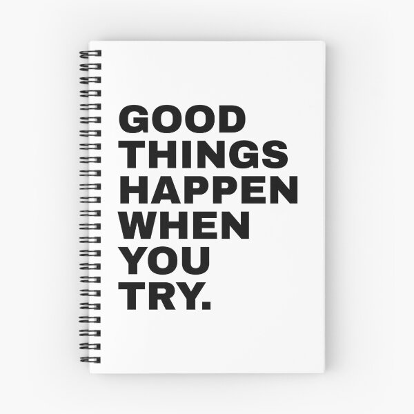 Item preview, Good Things Happen When You Try designed and sold by PublicArtDesign.