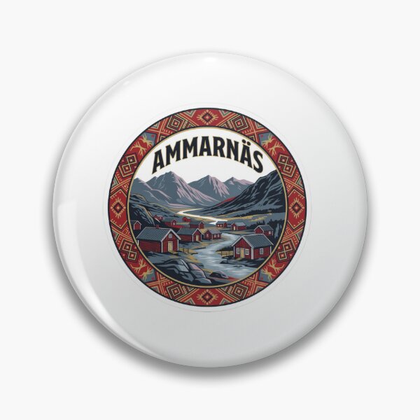 Item preview, Ammarnas Lapland Sweden Sticker designed and sold by Imaginarium of Chaos falcon88 .