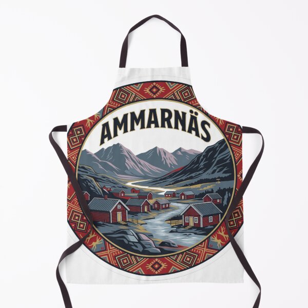 Item preview, Ammarnas Lapland Sweden Sticker designed and sold by Imaginarium of Chaos falcon88 .