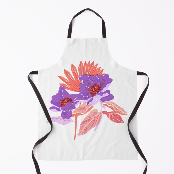Item preview, Anemone Sun Palm Purple Tropical Blooms designed and sold by JordanKayDes.