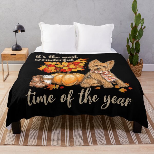 Item preview, Yorkie Autumn Quote designed and sold by EusebiaParro.