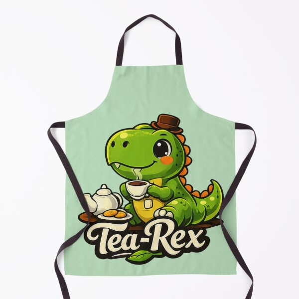 Item preview, Tea‑Rex Funny Dinosaur Quote designed and sold by Dew Drop Designs.