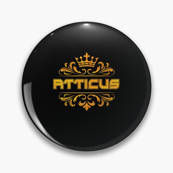 Item preview, Atticus Personalized Funny & Unique Custom Name Design with Crown designed and sold by Watsonarts.