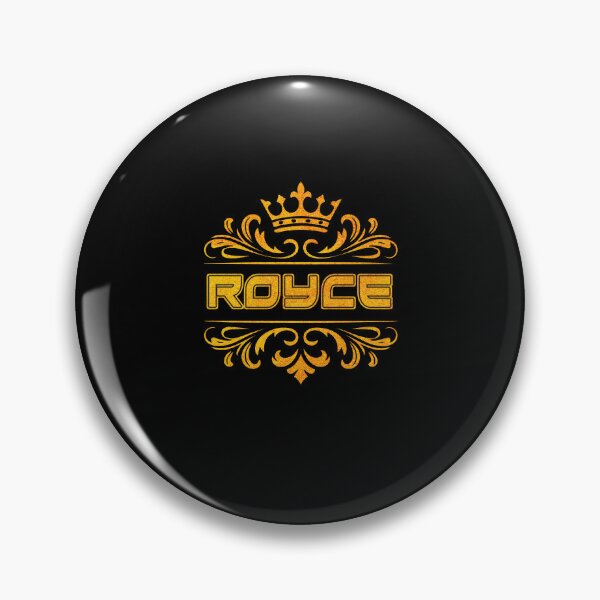 Item preview, Royce Personalized Funny & Unique Custom Name Design with Crown designed and sold by Watsonarts.