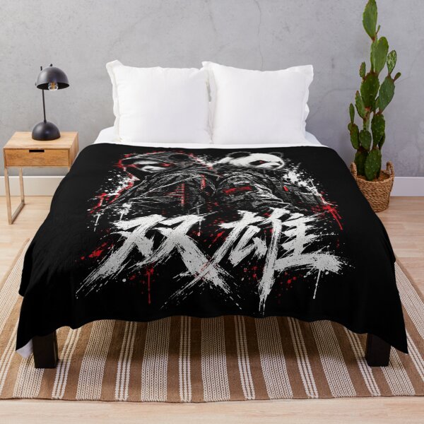 Item preview, 双雄 The Duo - Cyberpunk Panda Agents Chinese Calligraphy Streetwear designed and sold by Eagle Vision Designs.