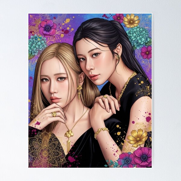 Item preview, KaoJane Bloom Thai GL Series Actress Lgbtq+ Comic Book Art Home Wall Decor Print Poster Pride TV Series Movie Music designed and sold by Mind Space.