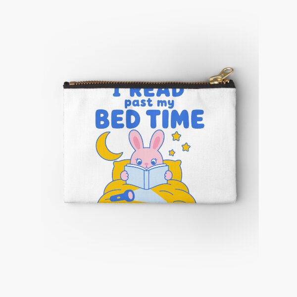 Item preview, I read past my bed time - funny night owl bookworm bunny designed and sold by GagShots.