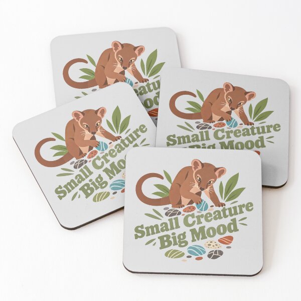 Item preview, Small Creature Big Mood Brown Mammal Design designed and sold by hattie's.