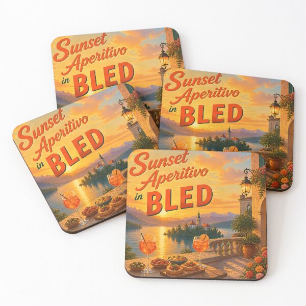 Item preview, Bled Slovenia - Scenic Style Travel Poster designed and sold by LSVart.