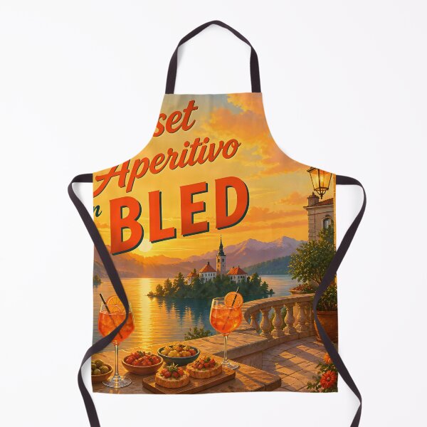 Item preview, Bled Slovenia - Scenic Style Travel Poster designed and sold by LSVart.