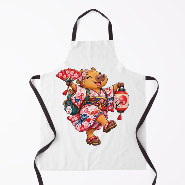 Item preview, Cute Japan Capybara – Sakura Festival Travel Adventure designed and sold by CapybaraTravels.