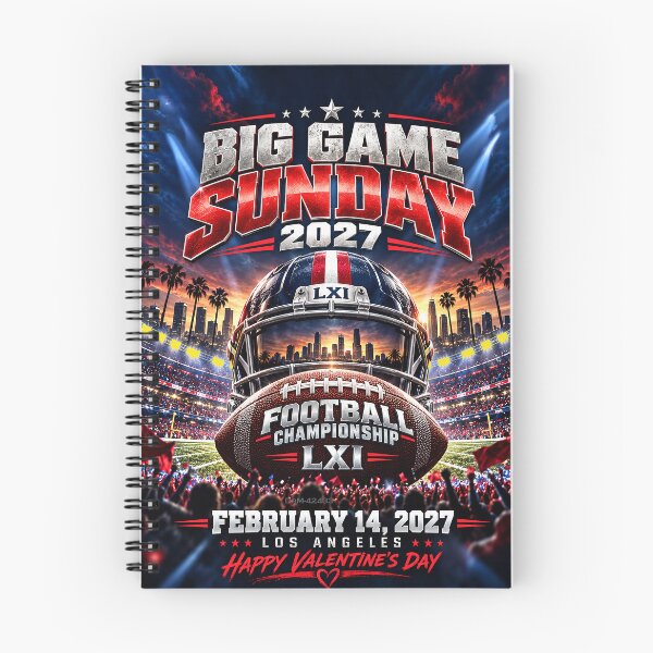 Item preview, FOOTBALL SUNDAY - February 14, 2027 - Happy Valentine's Day - LXI BOWL designed and sold by DBM Photo Art 1.