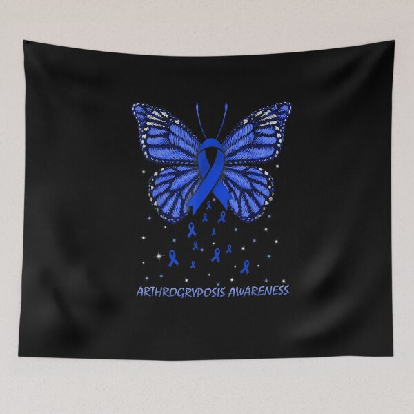 Item preview, Arthrogryposis Awareness Blue Butterfly designed and sold by WilfRedokry-21.