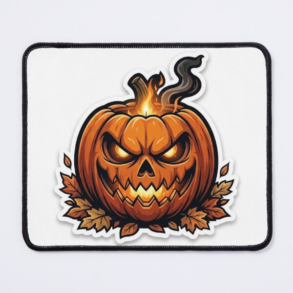 Item preview, The Grin That Never Dies — Halloween Jack-o-Lantern Pumpkin Sticker designed and sold by AbbasSaqib.