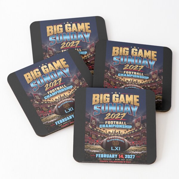 Item preview, BIG GAME SUNDAY 2027 - LXI Bowl  Chamhionships - February 14, 2027 designed and sold by DBM Photo Art 1.