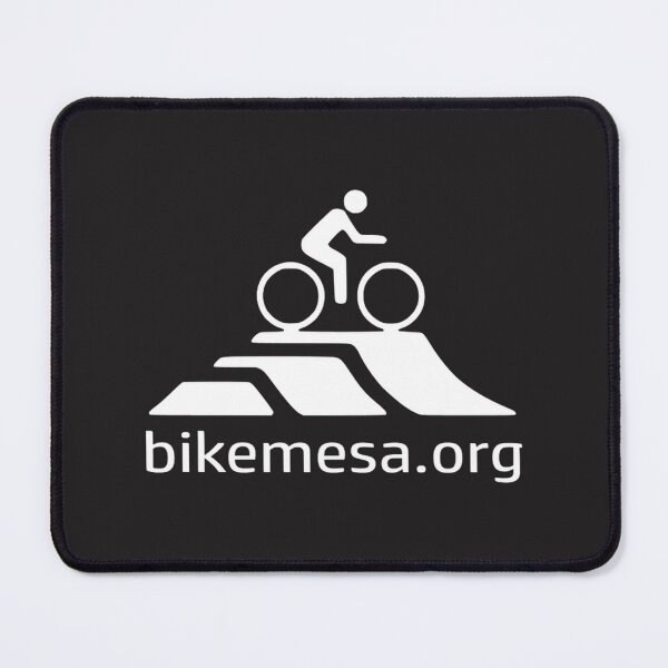 Item preview, BikeMesa White Minimalist Bicycle Design for Cycling Enthusiasts designed and sold by BorreArt.