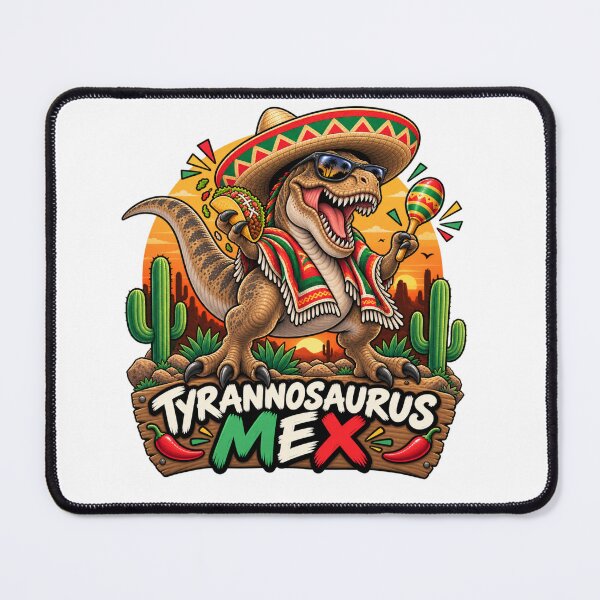 Item preview, Tyrannosaurus MEX – Mexican T-Rex designed and sold by GingerArtStudio.