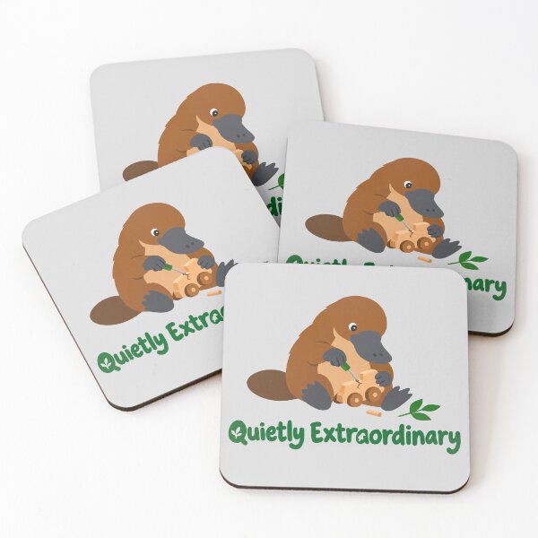 Item preview, Quietly Extraordinary Platypus Building a Wooden Train designed and sold by hattie's.
