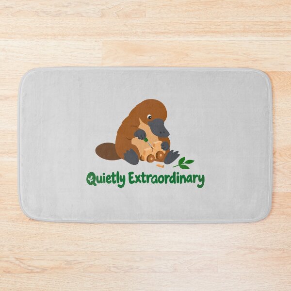 Item preview, Quietly Extraordinary Platypus Building a Wooden Train designed and sold by hattie's.
