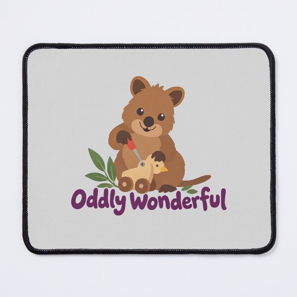 Item preview, Cute Koala with Toy Duck and Oddly Wonderful Lettering designed and sold by hattie's.