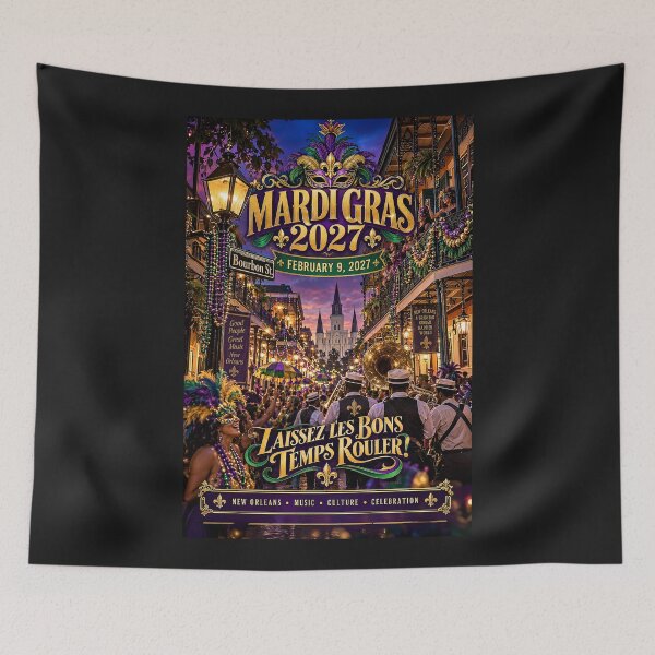 Item preview, MARDI GRAS 2027 - LAISSEZ LES BONS TEMPS ROULER! designed and sold by DBM Photo Art 1.