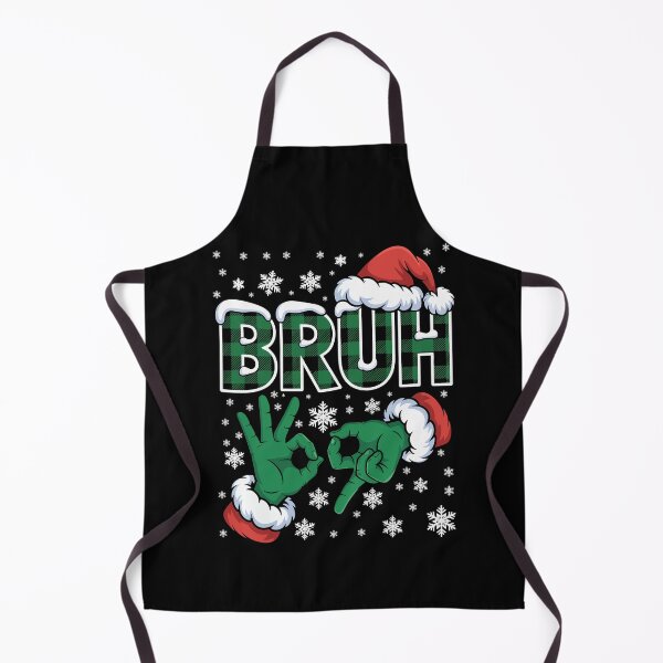 Item preview, Bruh 67 Santa Meme Funny Christmas Green Hand Art designed and sold by MerchPublic Studio.