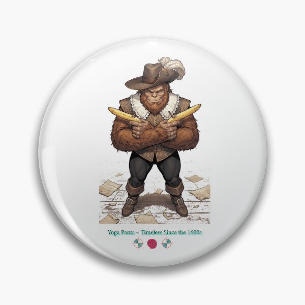 Item preview, Yoga Pants – Timeless Since the 1600s | Funny Historical Bigfoot Meme Design designed and sold by Whimsy Trail Co.