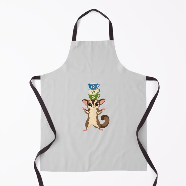 Item preview, Cute Opossum Balancing Colorful Tea Cups designed and sold by hattie's.