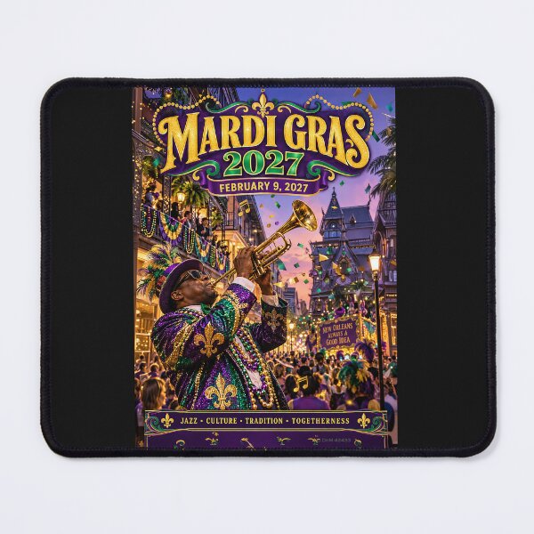 Item preview, LOUISANA BLUES - MARDI GRAS NEW ORLEANS - Feb.9, 2027 designed and sold by DBM Photo Art 1.