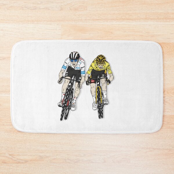Item preview, Tadej Pogy vs Jonas Vinge Cycling Race in France Artwork designed and sold by BorreArt.