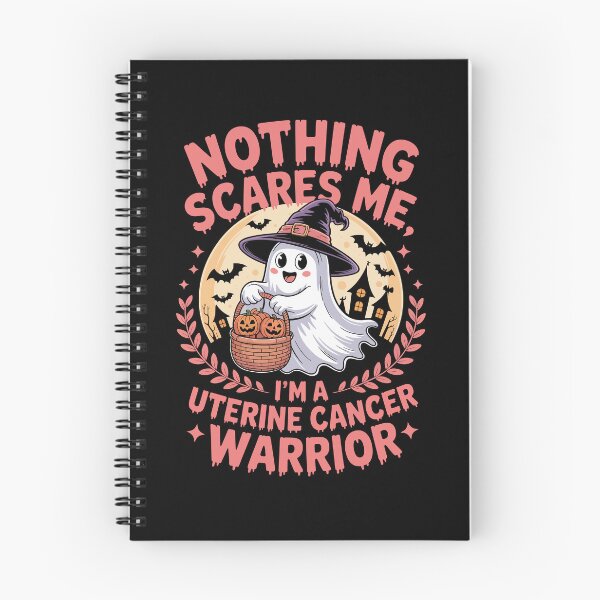 Item preview, NOTHING SCARES ME, I'M A UTERINE CANCER WARRIOR designed and sold by jkrphoto.