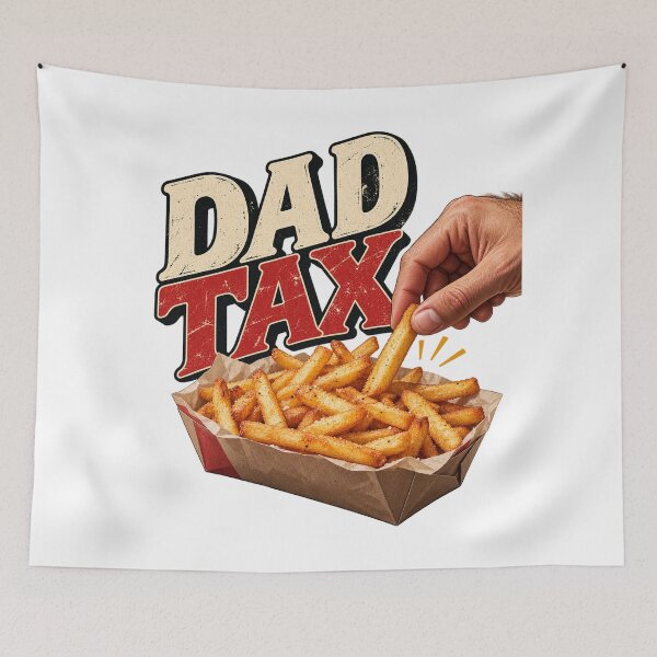Item preview, Dad Tax Funny Fries T-shirt designed and sold by OFFSHIFT1.