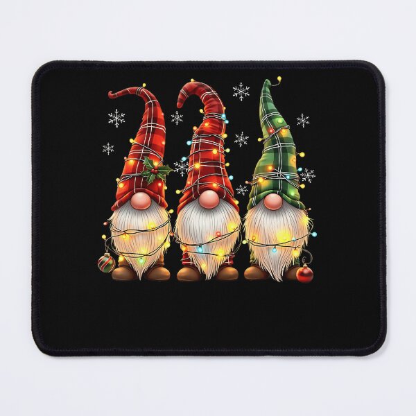 Item preview, Three Christmas Gnomes Red Buffalo Plaid Xmas designed and sold by jerrimisty889.
