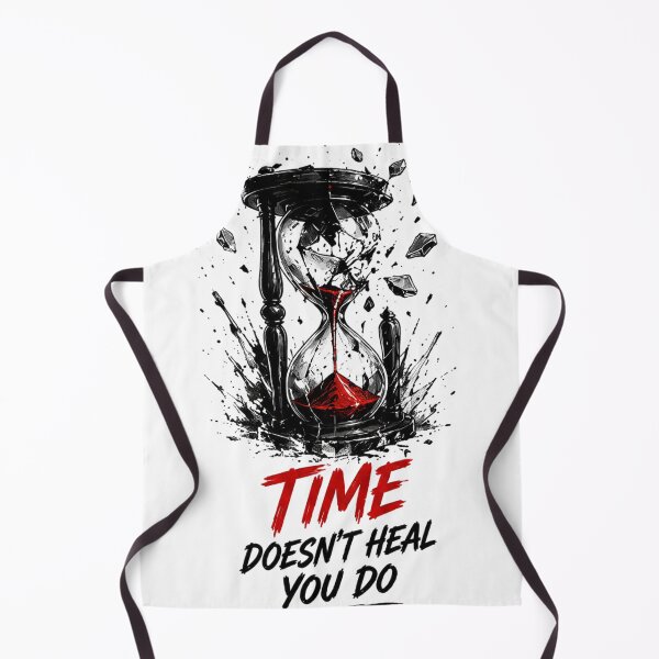 Item preview, Time Doesn’t Heal You Do T-Shirt, Motivational Hourglass Shirt, Self Growth Tee, Healing Quote Graphic T-Shirt designed and sold by TCDesigne.