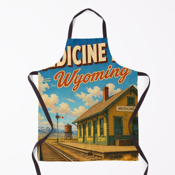 Item preview, Medicine Bow, Wyoming: Scenic Travel Poster designed and sold by LSVart.