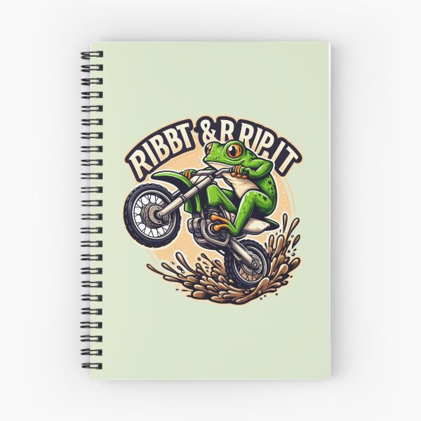 Item preview, Ribbit & Rip It – Frog Motocross Legend designed and sold by Safe Haven Pets.