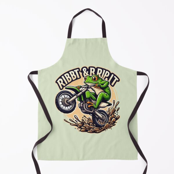 Item preview, Ribbit & Rip It – Frog Motocross Legend designed and sold by Safe Haven Pets.