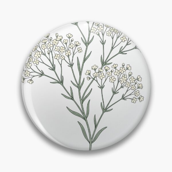 Item preview, Baby's Breath Flower Meaning Illustration designed and sold by Day1-TN.