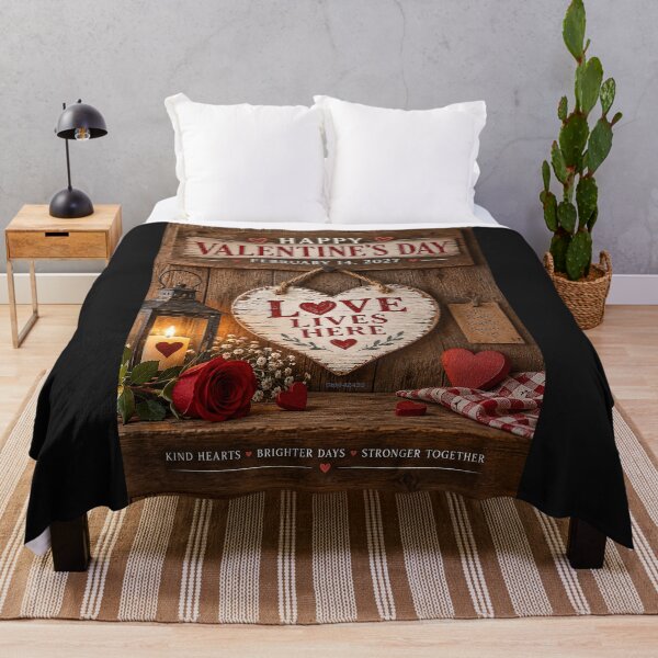 Item preview, HAPPY VALENTINE'S DAY - LOVE LIVES HERE - February 14, 2027 designed and sold by DBM Photo Art 1.