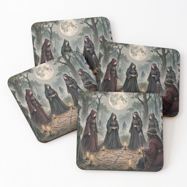 Item preview, Witches' Coven Under the Full Moon designed and sold by Roberta Calabrese.