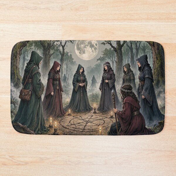 Item preview, Witches' Coven Under the Full Moon designed and sold by Roberta Calabrese.