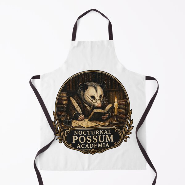 Item preview, Nocturnal Possum Academia Vintage Oil Painting Dark Scholar designed and sold by Créative touche .