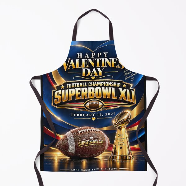 Item preview, HAPPY VALENTINE'S DAY - Championship Football Game Day - February 14, 2027 designed and sold by DBM Photo Art 1.