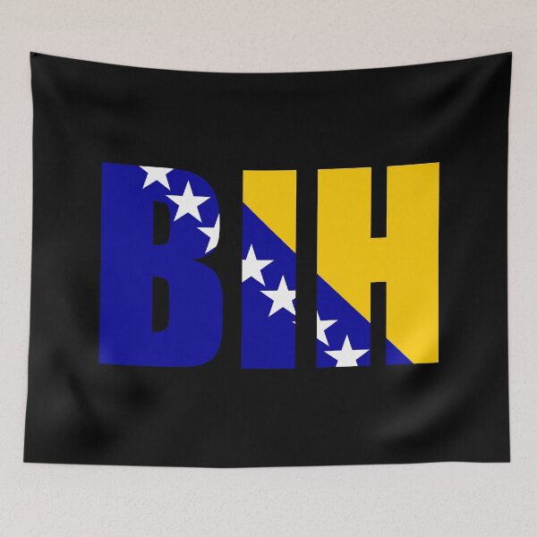 Item preview, Bosnia And Herzegovina Flag Initials BA designed and sold by shitpostee.
